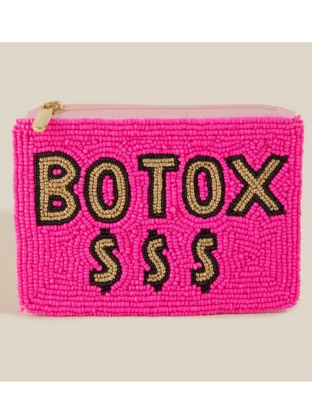 Botox Money Seed Beaded Coin Purse - Picture 2 of 5